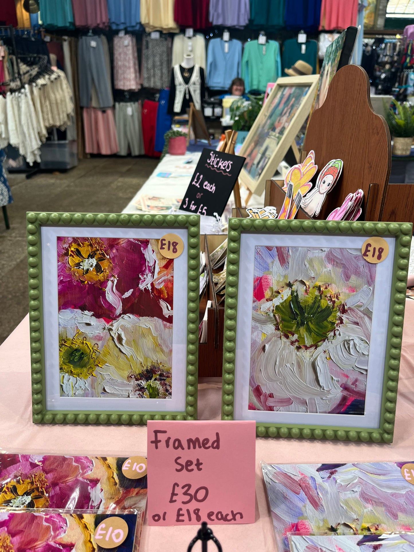 Framed in bloom set PRINT