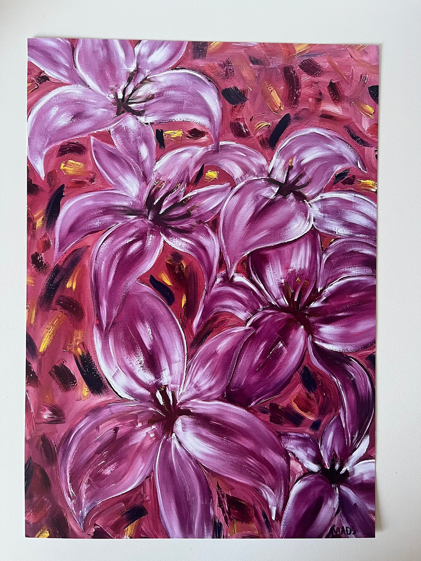 Pink Lilies PRINT