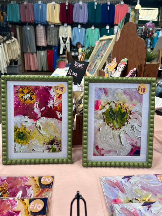 Framed in bloom set PRINT